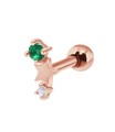 May Birthstone Helix Ear Piercing TIP-3601